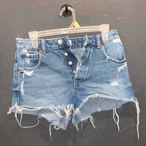 High rise Jean Short